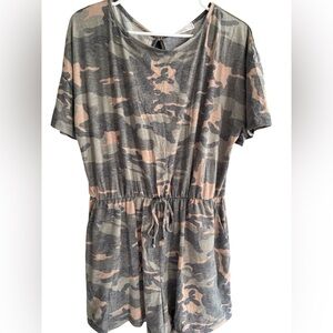 Camo women’s  romper